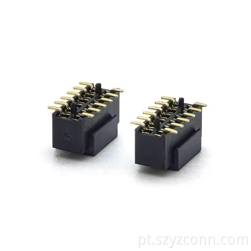 1.27mm Pitch Female Header Connector Dual Row SMT With CAP H3.4mm 22P-250P (1)
